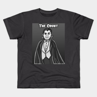 The Count- Black and Gray Kids T-Shirt